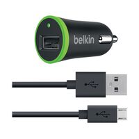 Belkin  マイクロUSBカーチャージャー 10W (BKN668BT04BK) / USB CAR CHRGR MICRO 10W