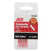 Ace 接続コネクター 22-16 AWG用 4個入 (3010964) / CONN BUTT HTSL22-16G PK4
