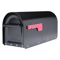 Architectural Mailboxes Sequoia 支柱設置式メールボックス ブラック (5560B-R-10) / SEQUOIA PM MAILBOX BLK