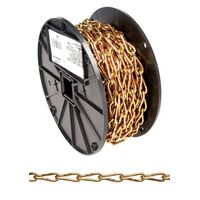 Campbell Chain スティール製コイルチェーン No.3 (0723167) / CHAIN TWST COIL#3 BRS50'