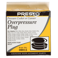 Presto 圧力鍋用過圧プラグ (09915) / PRESSUR COOK OVER PLUG