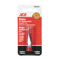 ACE オリジナルホビーナイフ刃 5枚入 (2024818) / BLADE HOBBY KNIFE #11PK5