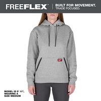 Milwaukee Freeflex 女性用パーカー グレー Mサイズ (F251G-M)