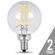 FEIT Electric LED電球 ソフトホワイト 4.5W 2個入 (BPG1640827LED2) / LED FEIT G16.5 40W EQ SW