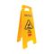 Rubbermaid 警告サイン 「Caution Wet Floor」 ( 611277YEL) / SIGN WETFLR22-3/4X10-7/8