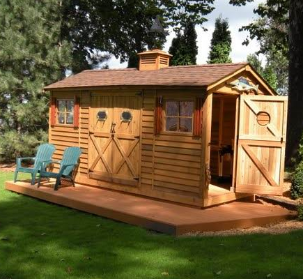 木製小屋シダーシェッドキット　Long House　ロングハウス