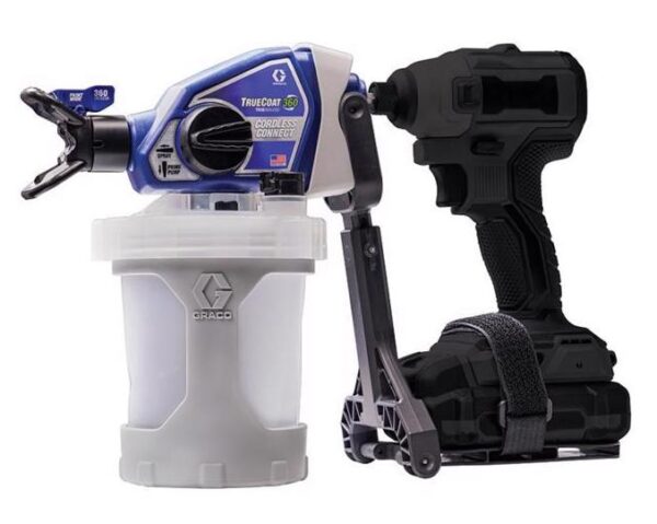 コンプレッサー不要　Graco TrueCoat360 エアレススプレーガン